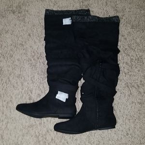 Justfab Knee length suede boots